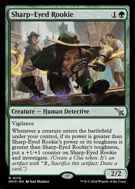Sharp-Eyed Rookie (MKM) (#176)