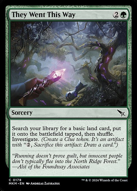 They Went This Way (MKM) (Foil) (#178)
