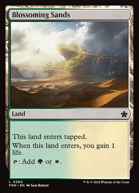 Blossoming Sands (FDN) (Foil) (#260)