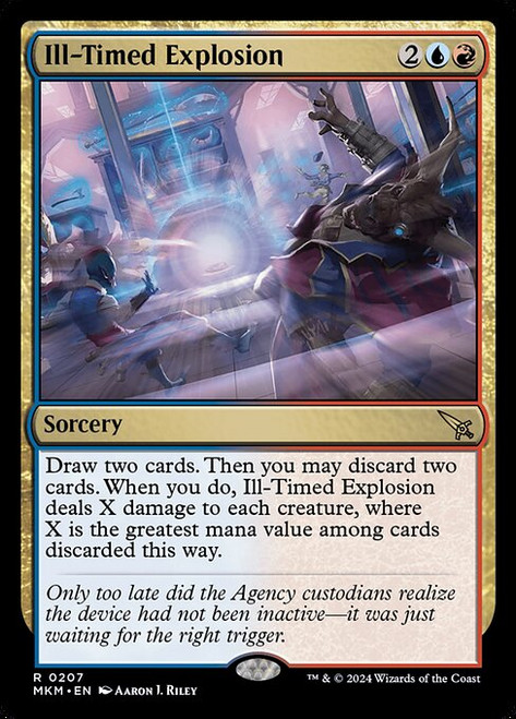 Ill-Timed Explosion (MKM) (Foil) (#207)