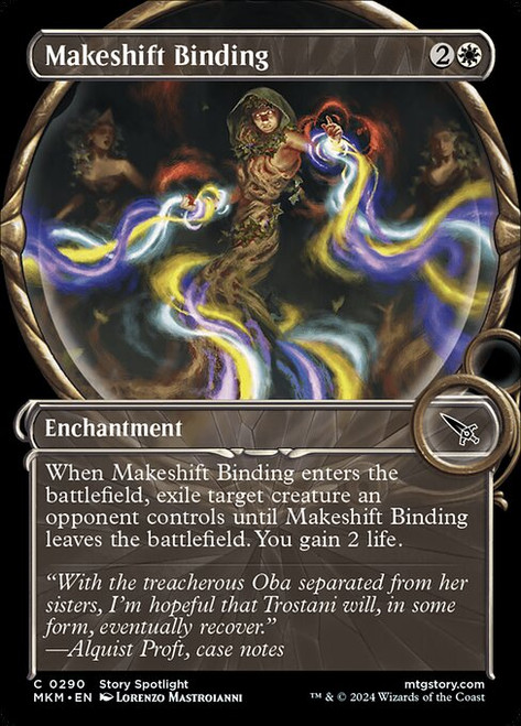 Makeshift Binding (MKM) (Foil) (Showcase) (#290)