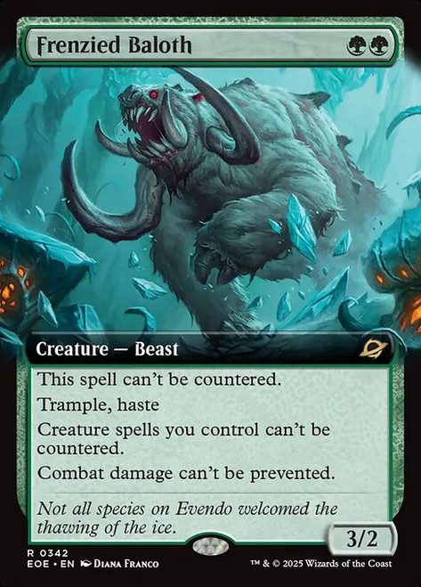 Frenzied Baloth (EOE) (Foil) (Extended Art) (#342)
