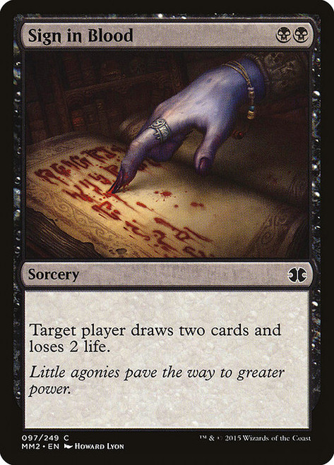 Sign in Blood (MM2) (Foil) (#97)