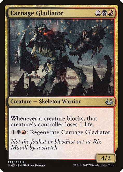 Carnage Gladiator (MM3) (#155)