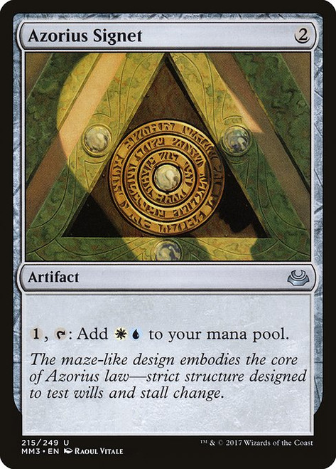 Azorius Signet (MM3) (Foil) (#215)