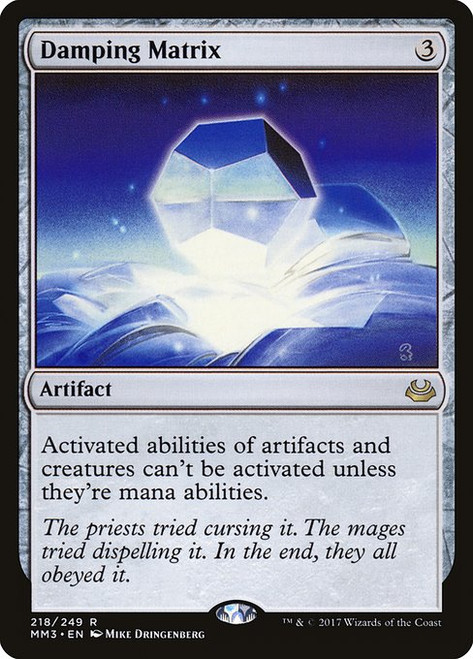 Damping Matrix (MM3) (Foil) (#218)