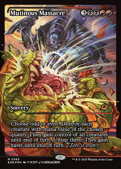 Mutinous Massacre (EOE) (Foil) (Showcase) (#363)