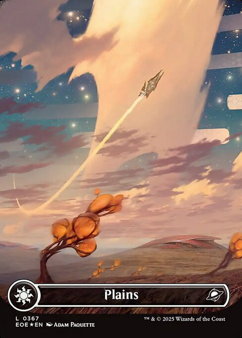 Plains (EOE) (GalaxyFoil) (Borderless) (#367)