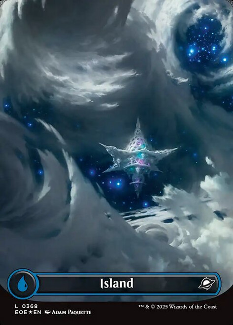 Island (EOE) (GalaxyFoil) (Borderless) (#368)