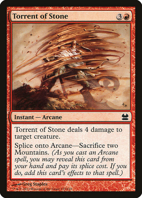 Torrent of Stone (MMA) (Foil) (#137)