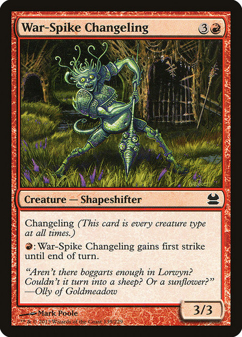 War-Spike Changeling (MMA) (Foil) (#139)