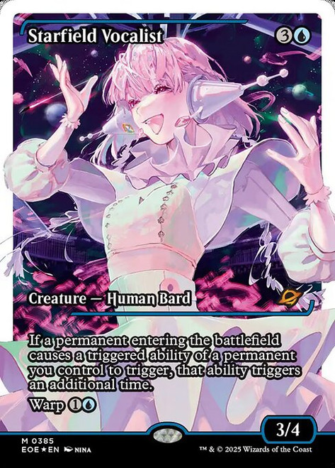 Starfield Vocalist (EOE) (Fracture Foil) (Showcase) (#385)