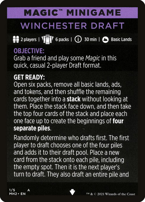 Winchester Draft // Winchester Draft (cont'd) (MMH2) (Foil) (#1)