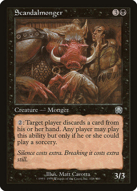 Scandalmonger (MMQ) (Foil) (#158)