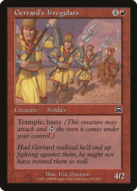 Gerrard's Irregulars (MMQ) (Foil) (#192)