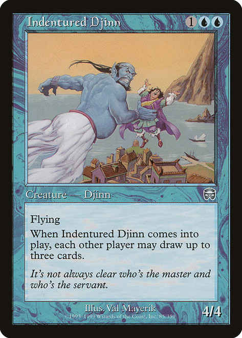 Indentured Djinn (MMQ) (Foil) (#85)