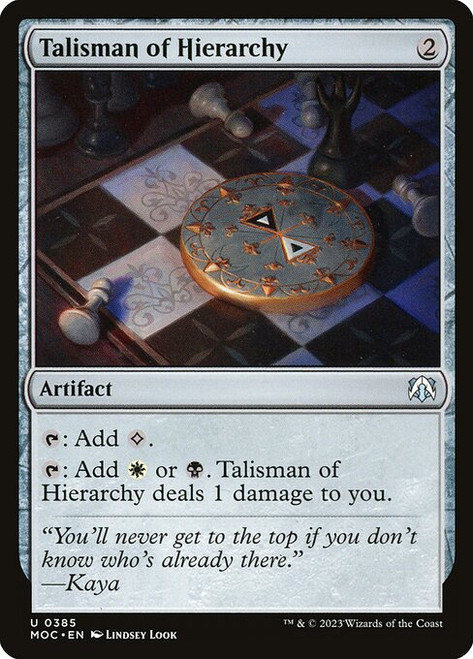 Talisman of Hierarchy (MOC) (#385)
