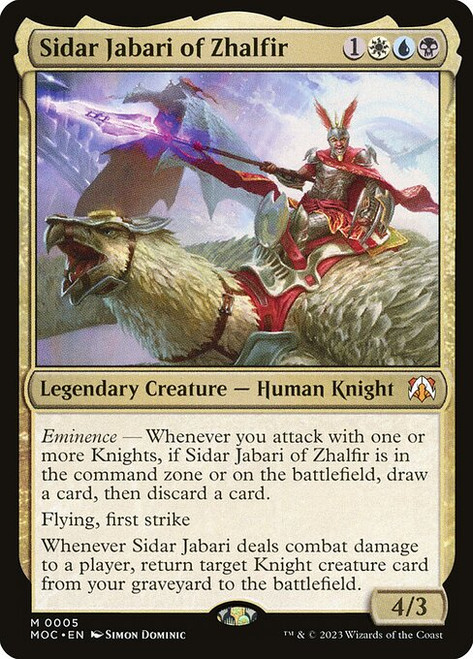 Sidar Jabari of Zhalfir (MOC) (Foil) (#5)