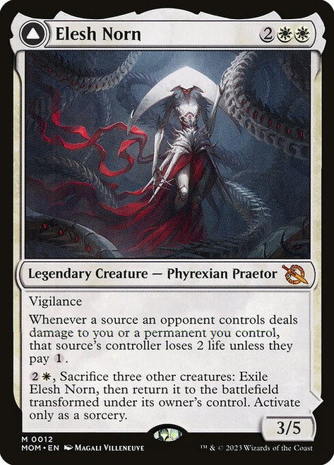 Elesh Norn // The Argent Etchings (MOM) (Foil) (#12)