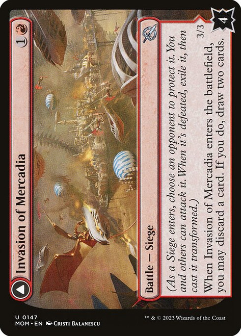Invasion of Mercadia // Kyren Flamewright (MOM) (Foil) (#147)