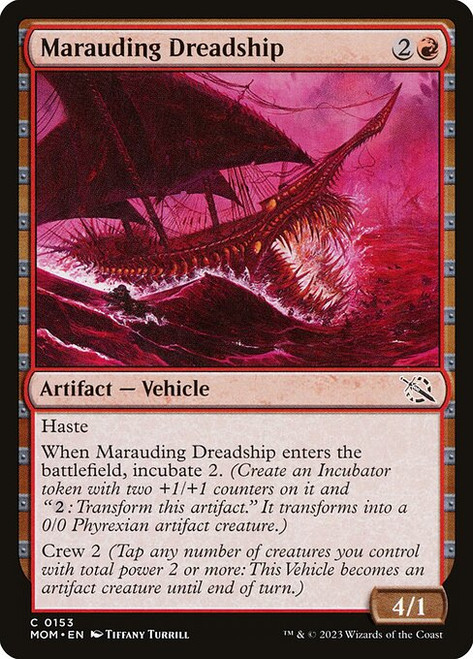 Marauding Dreadship (MOM) (Foil) (#153)