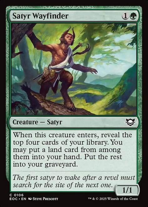 Satyr Wayfinder (EOC) (Foil) (#106)