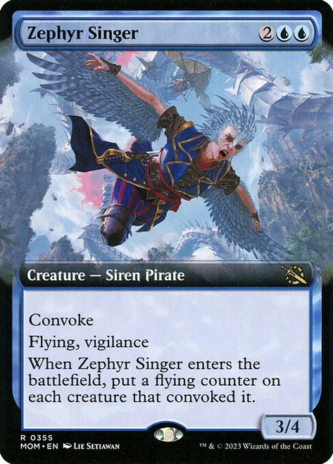 Zephyr Singer (MOM) (Foil) (Extended Art) (#355)