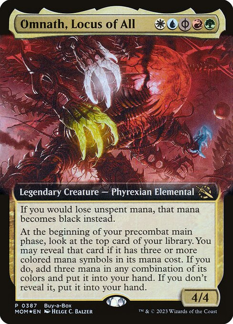 Omnath, Locus of All (MOM) (Foil) (Extended Art) (#387)