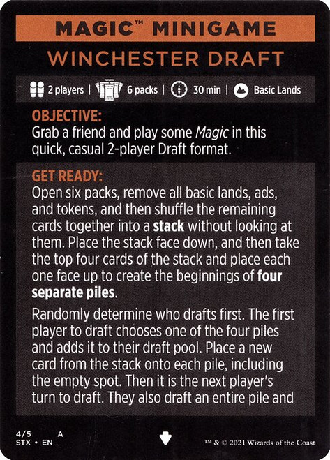 Winchester Draft // Winchester Draft (cont'd) (MSTX) (Foil) (#4)