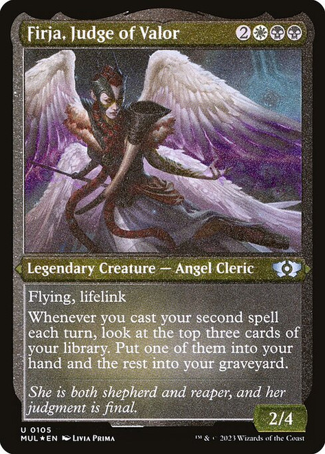 Firja, Judge of Valor (MUL) (FoilEtched) (#105)