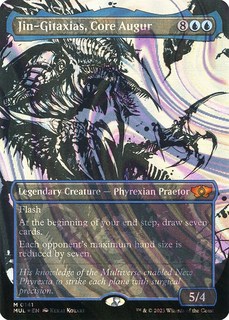 Jin-Gitaxias, Core Augur (MUL) (HaloFoil) (Full Art) (#141)