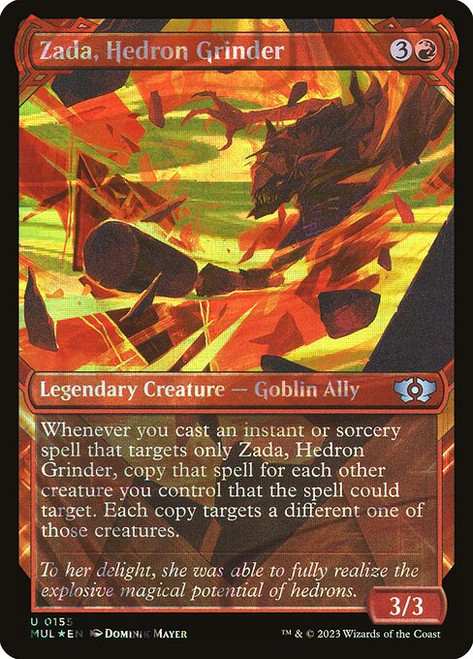 Zada, Hedron Grinder (MUL) (HaloFoil) (Full Art) (#155)