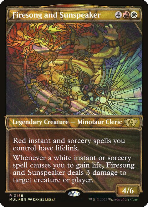 Firesong and Sunspeaker (MUL) (HaloFoil) (Showcase) (#169)