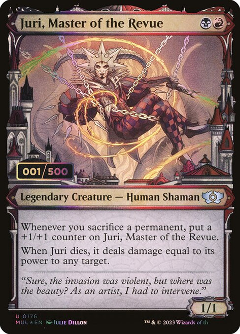 Juri, Master of the Revue (MUL) (Double Rainbow) (Showcase) (#176z)