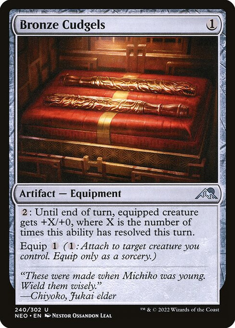 Bronze Cudgels (NEO) (Foil) (#240)
