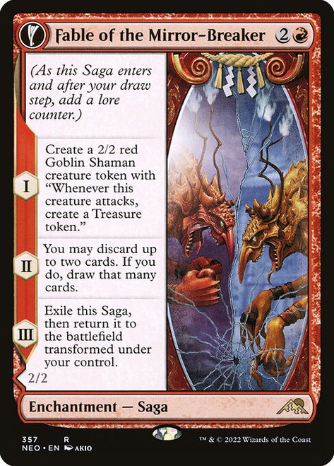 Fable of the Mirror-Breaker // Reflection of Kiki-Jiki (NEO) (Foil) (Showcase) (#357)