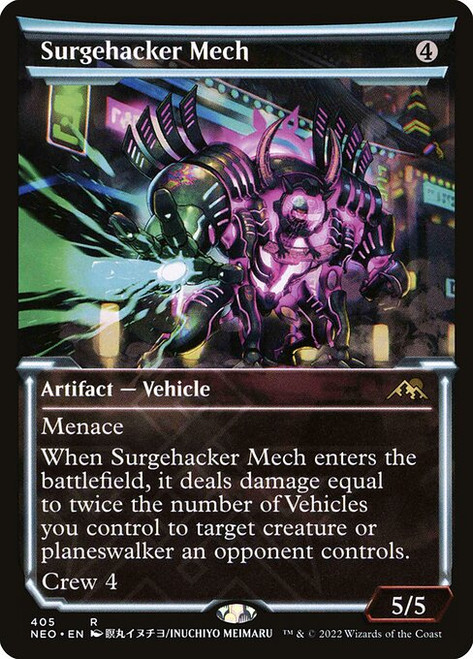 Surgehacker Mech (NEO) (Foil) (Showcase) (#405)