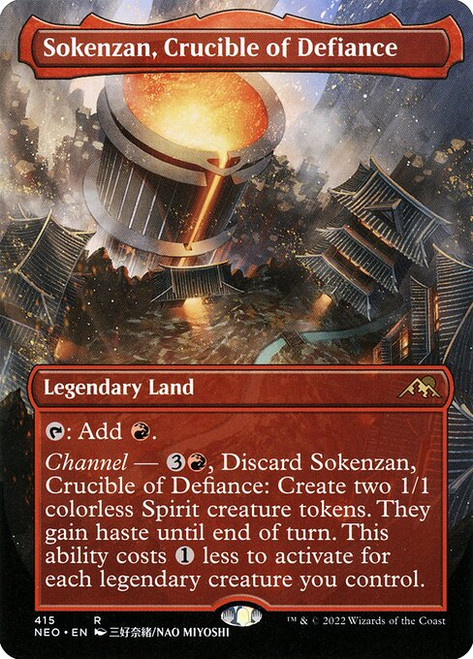 Sokenzan, Crucible of Defiance (NEO) (Foil) (Borderless) (#415)
