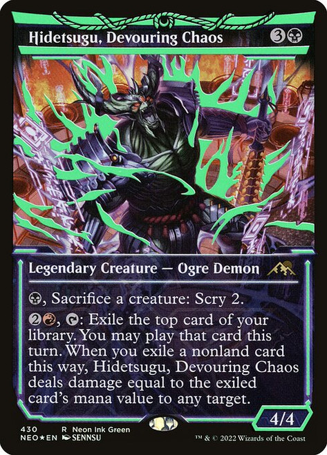 Hidetsugu, Devouring Chaos (NEO) (Foil) (Full Art) (#430)