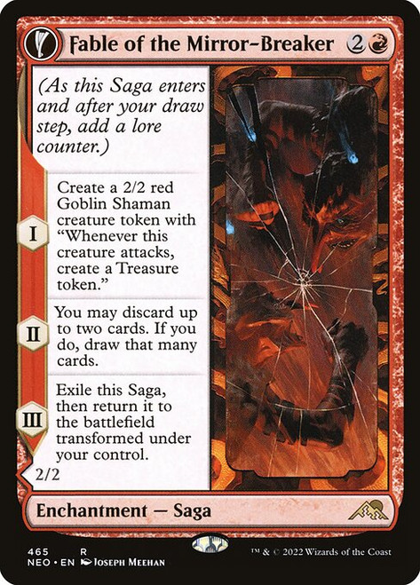 Fable of the Mirror-Breaker // Reflection of Kiki-Jiki (NEO) (Foil) (Extended Art) (#465)