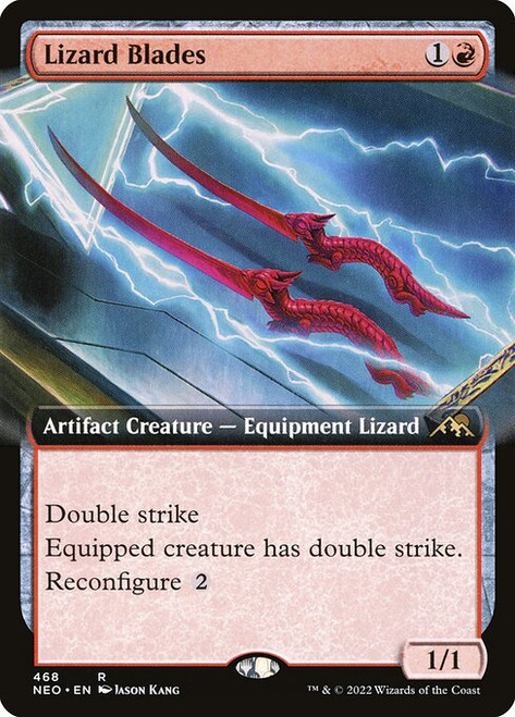 Lizard Blades (NEO) (Foil) (Extended Art) (#468)