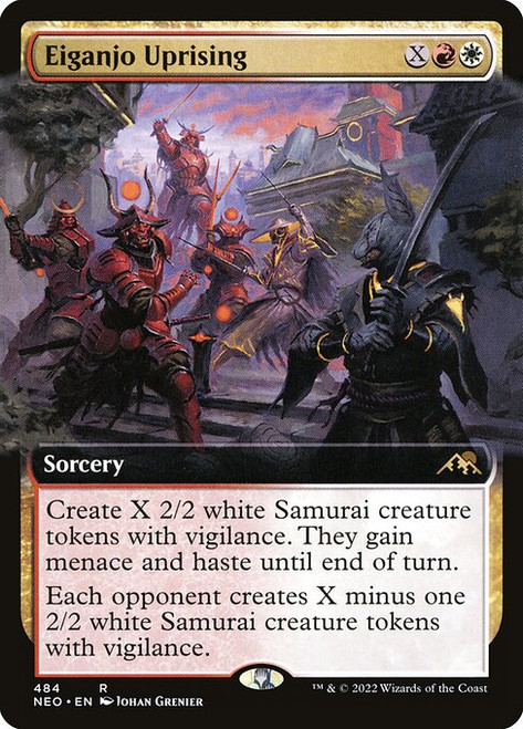 Eiganjo Uprising (NEO) (Foil) (Extended Art) (#484)