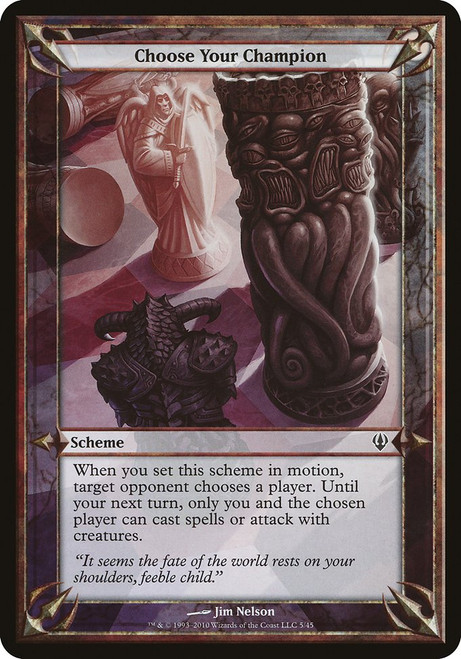 Choose Your Champion (OARC) (#5★)