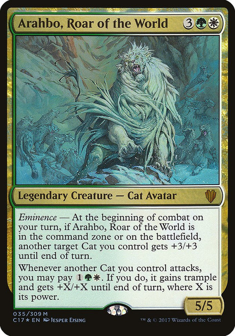 Arahbo, Roar of the World (OC17) (Foil) (#35)