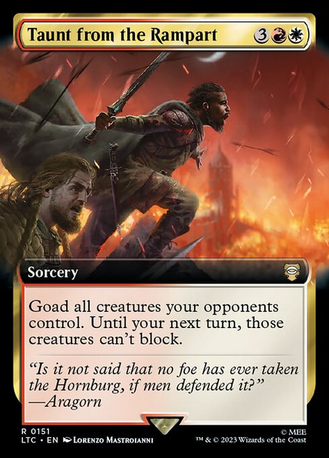 Taunt from the Rampart (LTC) (Extended Art) (#151)