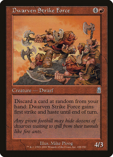 Dwarven Strike Force (ODY) (Foil) (#188)