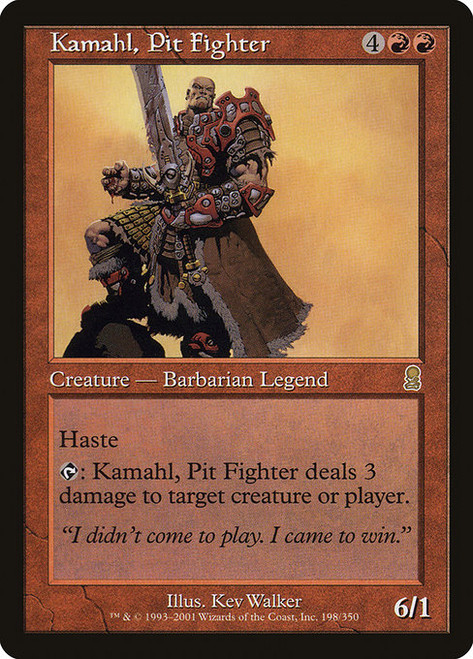 Kamahl, Pit Fighter (ODY) (Foil) (#198)