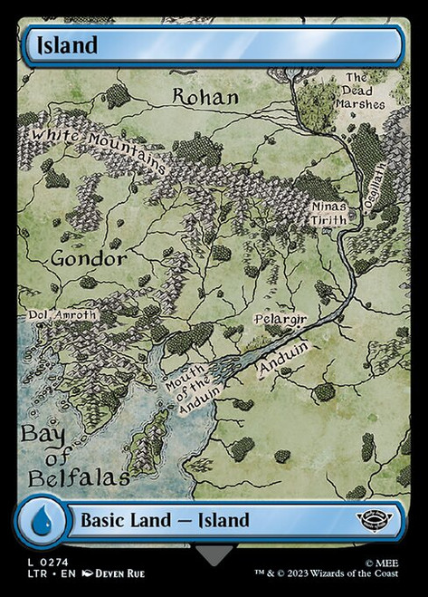 Island (LTR) (Foil) (Full Art) (#274) Island (LTR) (Foil) (Full Art) (#274)