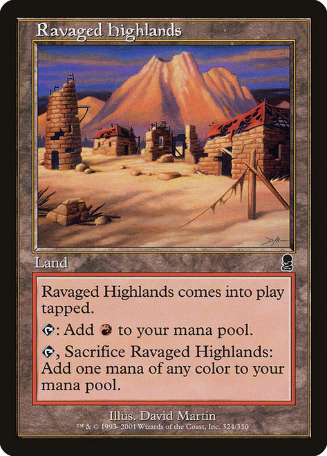 Ravaged Highlands (ODY) (Foil) (#324)