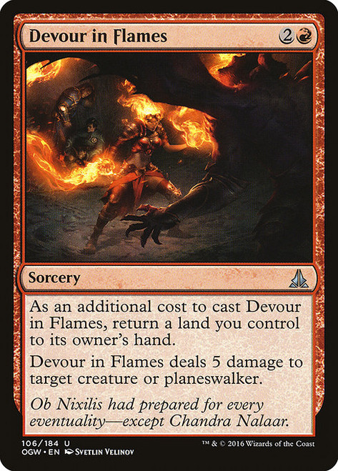 Devour in Flames (OGW) (Foil) (#106)